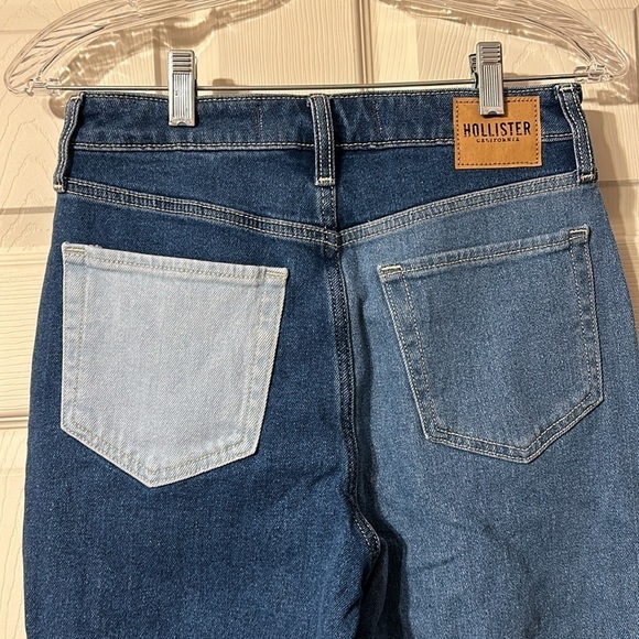 NWT Hollister Ultra High Rise Mom Jeans Colorblock  3R - Picture 5 of 6